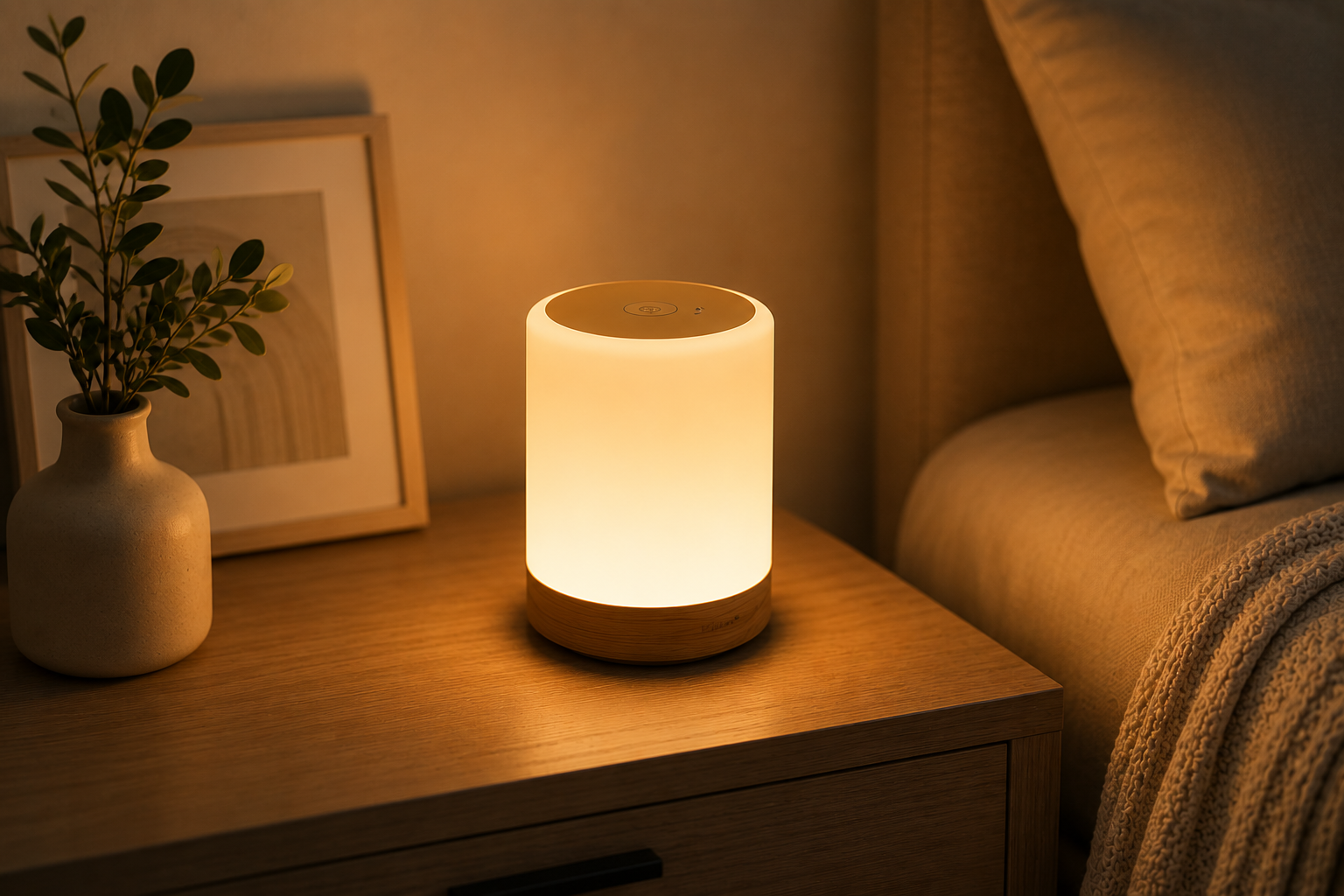 Lampe LED Tactile RGB – 256 Couleurs & Rechargeable